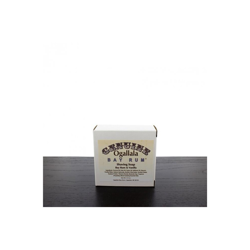 Ogallala Bay Rum Ss-Oga-014 & Vanilla Shaving Soap