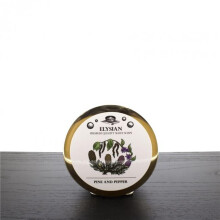 Elysian Soap Shop 884320 Elysian Tallow & Shea Butter Shaving Soap, Pine & Pepper