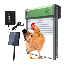 Automatic Chicken Coop Door Solar Powered Chicken Door with Timer / Light Sensor / Remote Control