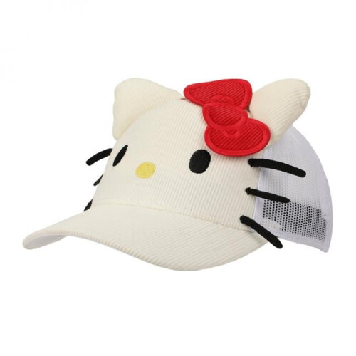 Hello Kitty Hello Kitty 888265 Hello Kitty Corduroy Big Face Snapback Hat