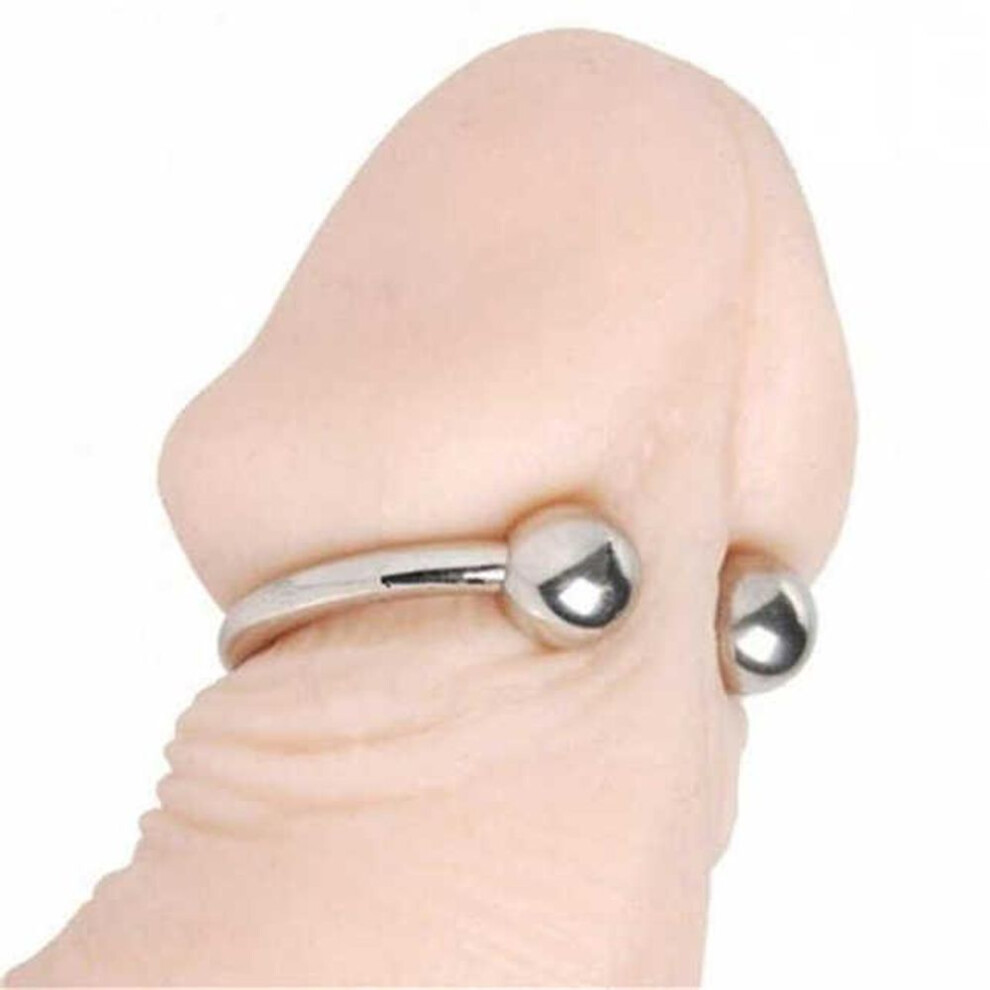 (32mm) Sex Toy Stainless Steel Delay Ring Men's Masturbator Pressure Delaying Penis Cock Glans Ring