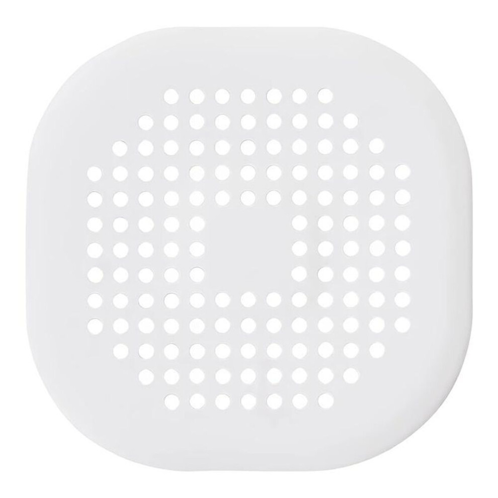 (white) Shower Drain Plug Hair Catcher Stopper Kitchen Sink Strainer Sewer Silicone Bathroom Floor Bathtub Water Filter Home Accessories