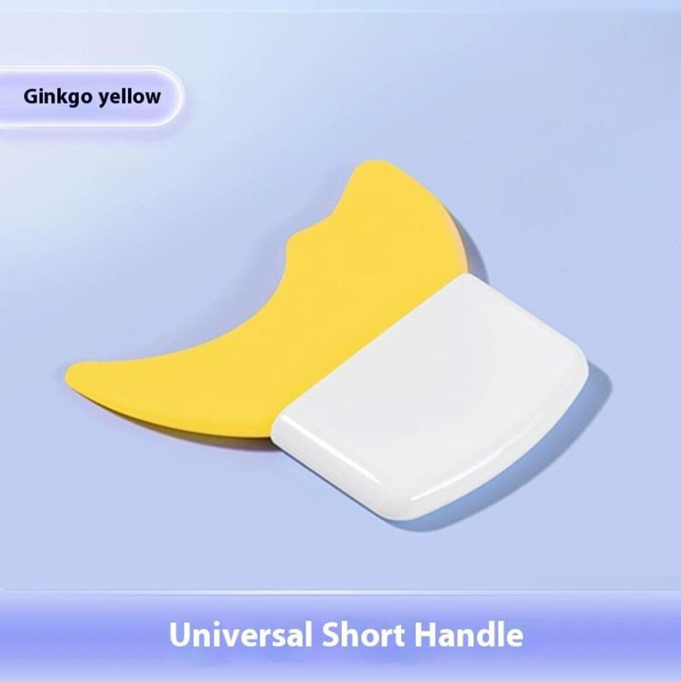 (yellow) Silicone Eye Makeup Aid Tool - Multifunctional Mascara Guard, Eyeshadow Applicator, Reusable Eyeliner Pad Template