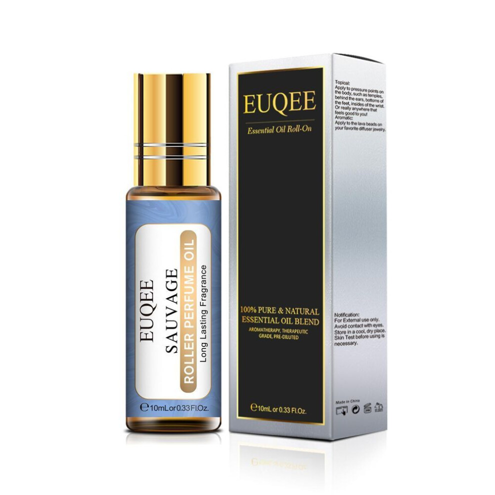 (as the picture, Sauvage) 10ML Roller Perfume Oil with Parma Violet & Coconut