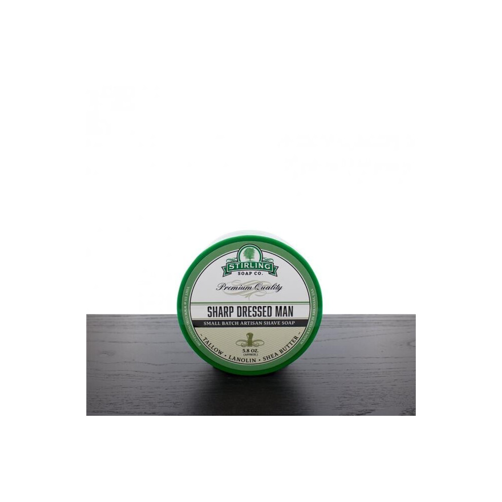 Stirling Scroll Stirling Soap Ss-Sti-3131 Stirling Soap Shave Soap, Sharp Dressed Man