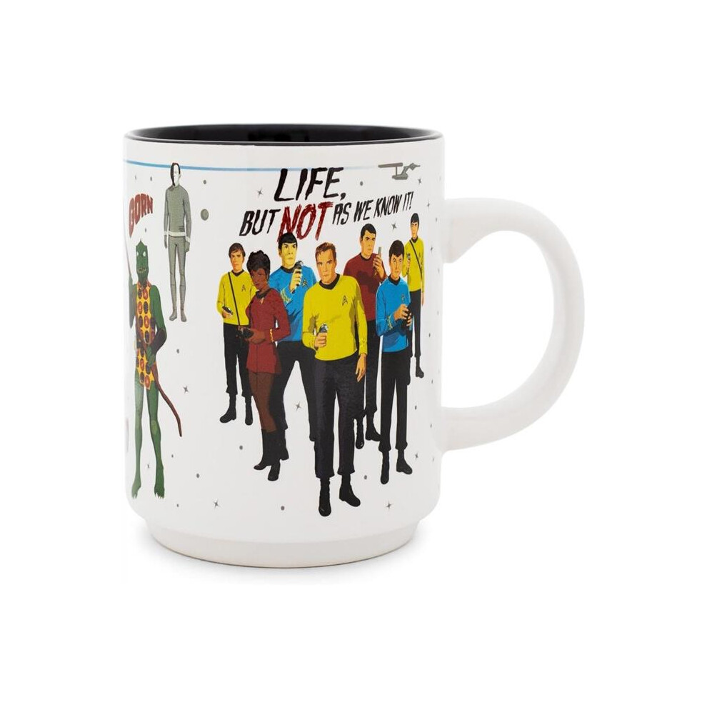 Photos - Mug / Cup Star Trek 888050 20 oz Star Trek Aliens Villains & Crew Ceramic Camper Mug - Multi Color