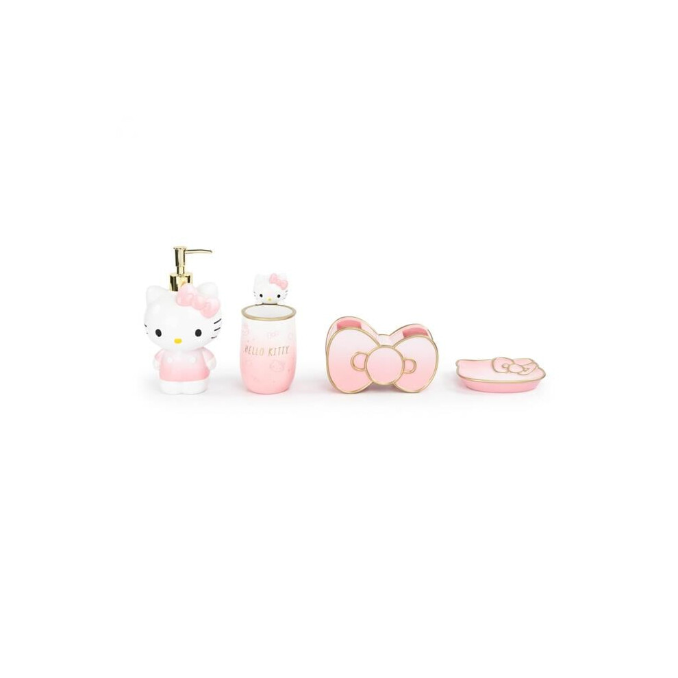 Hello Kitty 884831 Hello Kitty Pink Ombre Bathroom Set - 4 Piece