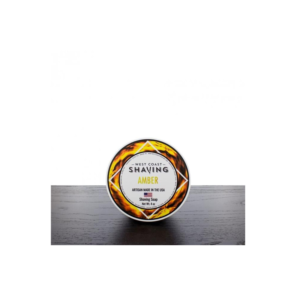West Coast Shaving Ss-Wcs-041 Wcs Shaving Soap, Amber