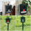 Animais movidos a energia solar Repeller 12