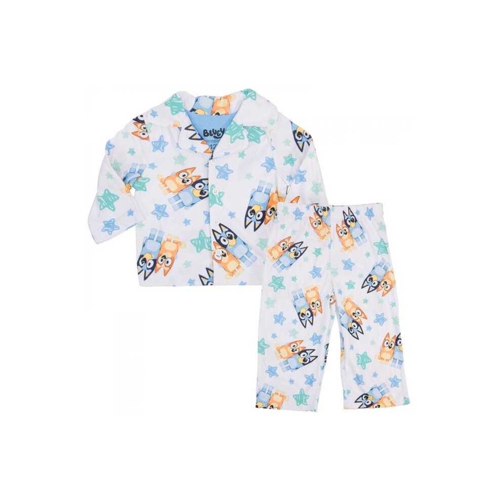 Bluey 879449-toddler2t Bluey & Bingo Doodle Stars Toddler Boys 2-Piece Pajamas - Assorted Color - Toddler 2T