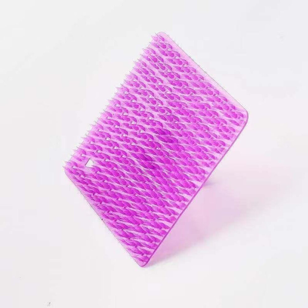 (purple, 1PCS) Fruit Vegetable Cleaning Brush Food-grade Silicone Potato Carrot Cleaner Brushes Kitchen Dish Scrubber Cleaning Tools Gadgets