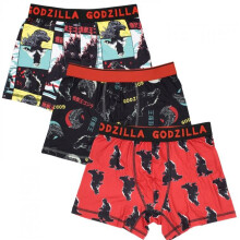 Godzilla 889528-large-36- Godzilla Collage Adult Boxer Briefs - Large - 36-38 - Pack of 3