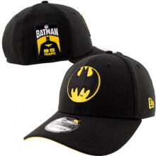 Batman 884539-medium-la Batman 85th Anniversary Era 39Thirty Fitted Hat - Black - Medium & Large