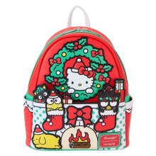 Hello Kitty 879778 Hello Kitty & Friends Winter Wonderland Mini Backpack by Loungefly - Multi Color