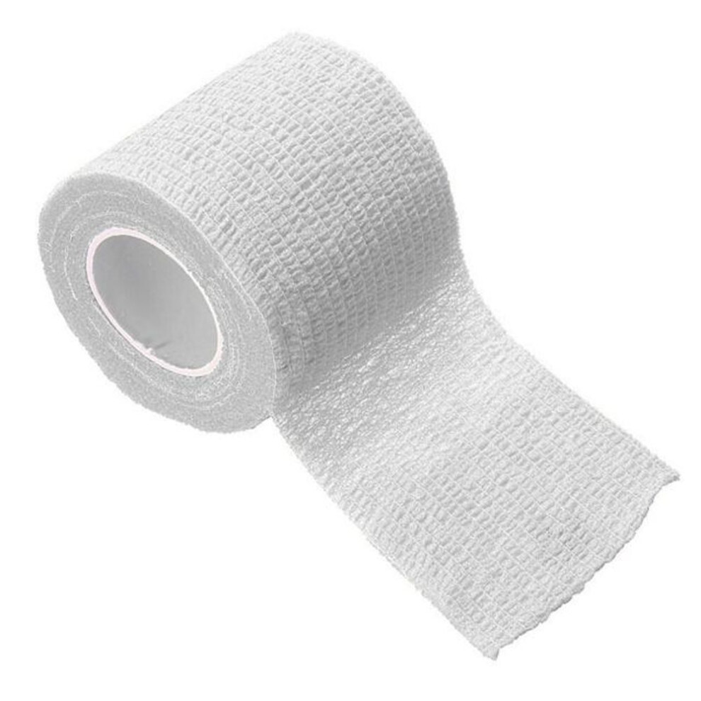 (white, M-5cm X 4.5m) 4.5m Colorful Sport Self Adhesive Elastic Bandage Wrap Tape Elastoplast For Knee Support Pads Finger Ankle Palm Shoulder