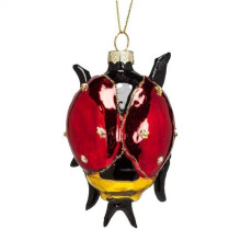 MDR Trading AB-18-WHIMSY-BUG-Q01 3.5 in. Crawling Ladybug Ornament - Red, Black & Yellow - Large