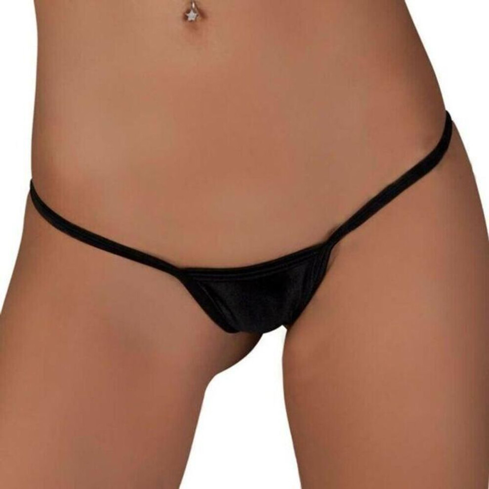 (black, M ) G-strings For Women Sexy Slutty Erotic Thong Close Fitting Pajamas Solid Color Lingerie