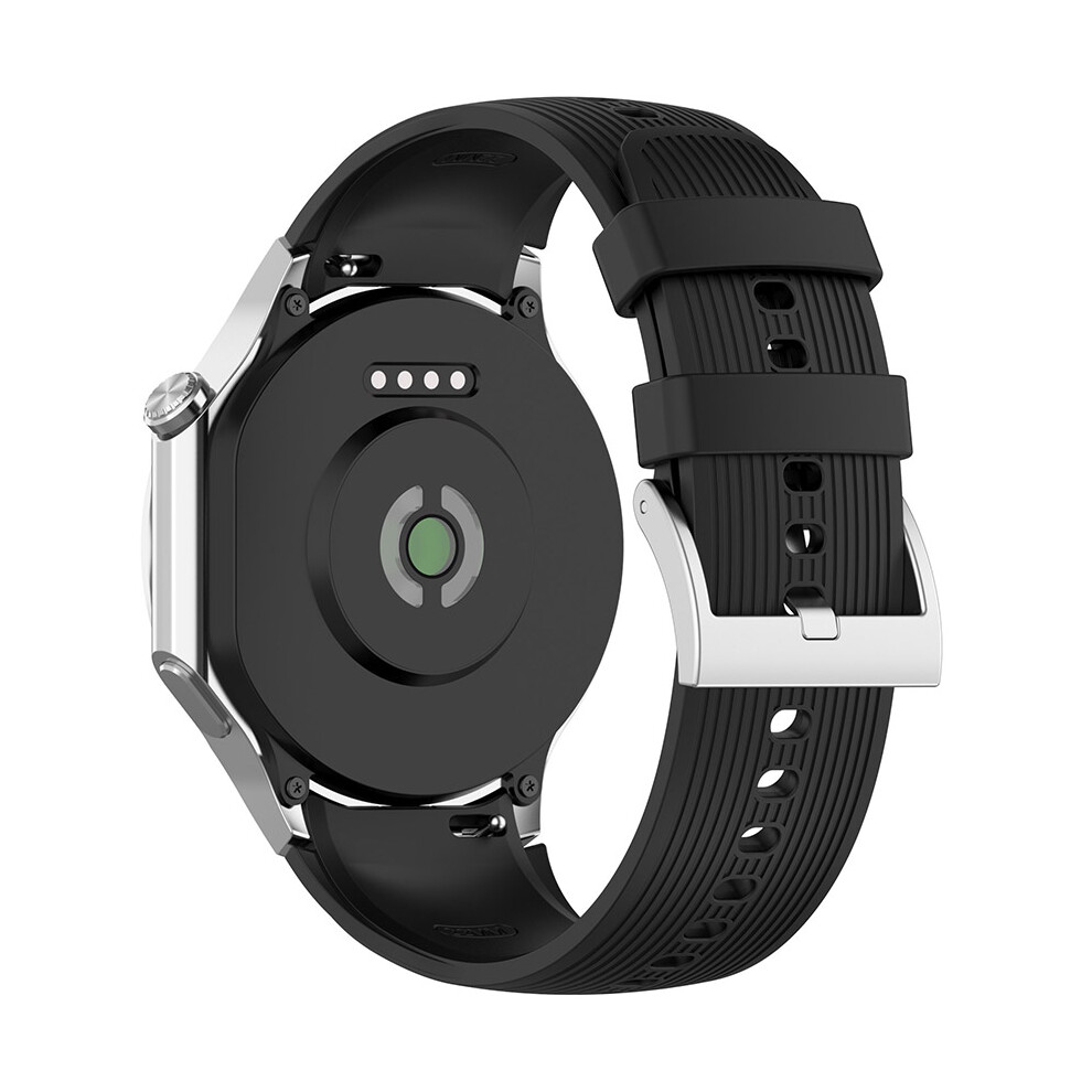 (Black) Watch Strap Silicone Watch Band For Oppo Watch X2/Oneplus Watch3 Not,Specified