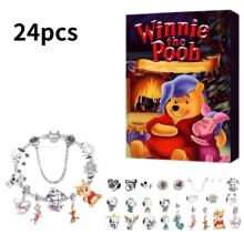Winnie Puuh Weihnachts-Adventskalender DIY Armband-Set 24 Tage Countdown