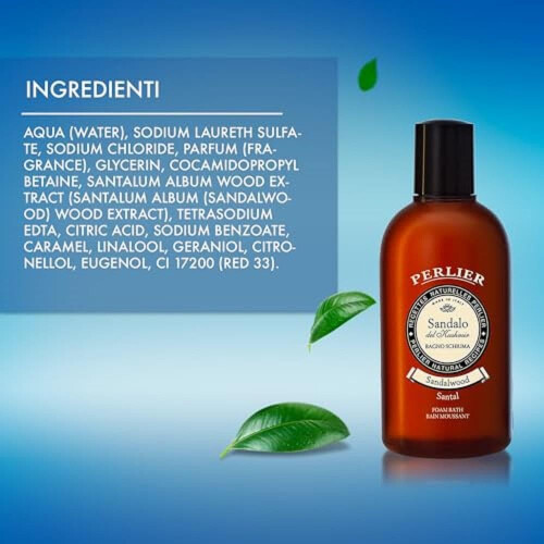 Perlier Αφρός Μπάνιου, Σανταλόξυλο, 500ml 2