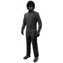 K1 RaceGear K1R20-OTL-NR-2XL SFI 3.2A-5 Outlaw Racing Suit, Black & Red - 2XL
