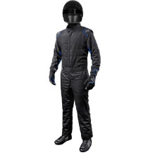 K1 RaceGear K1R20-OTL-NB-2XL SFI 3.2A-5 Suit Outlaw Racing Suit, Black & Blue - 2XL