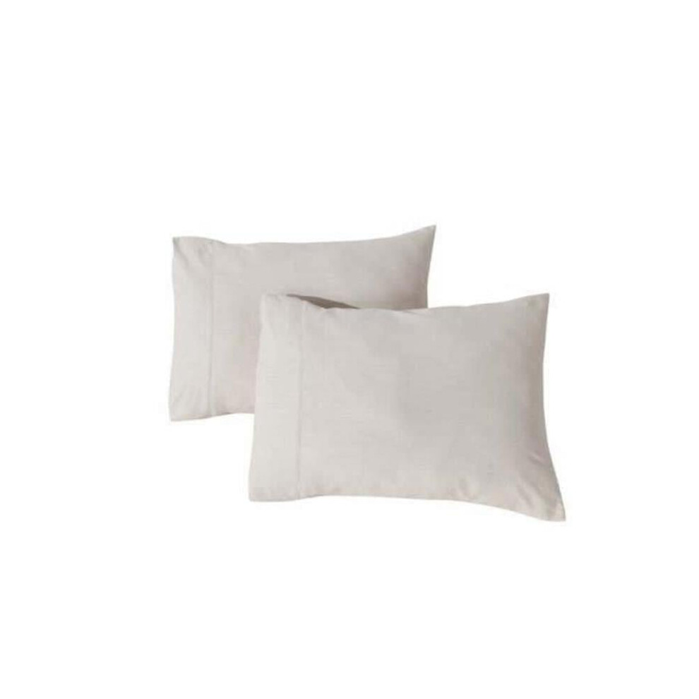 Home Textile LAM1L-24 -3609 Floral Leaf Print Euro Sham Pillow Cover Case - 20 x 36 in. - Beige-image-OPC-PGB6VGT-NEW