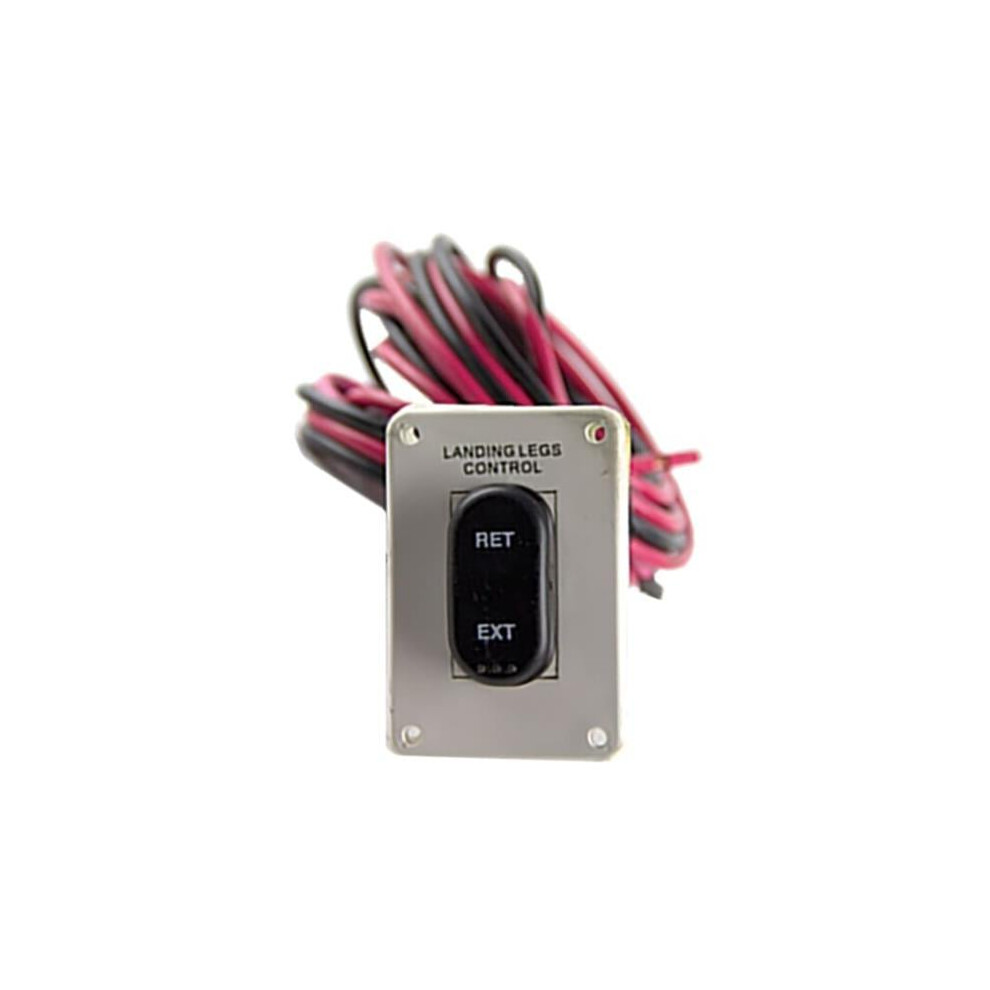 Lippert Lip145236 Ip Rated Landing Gear Switch & Harness White 848150011176