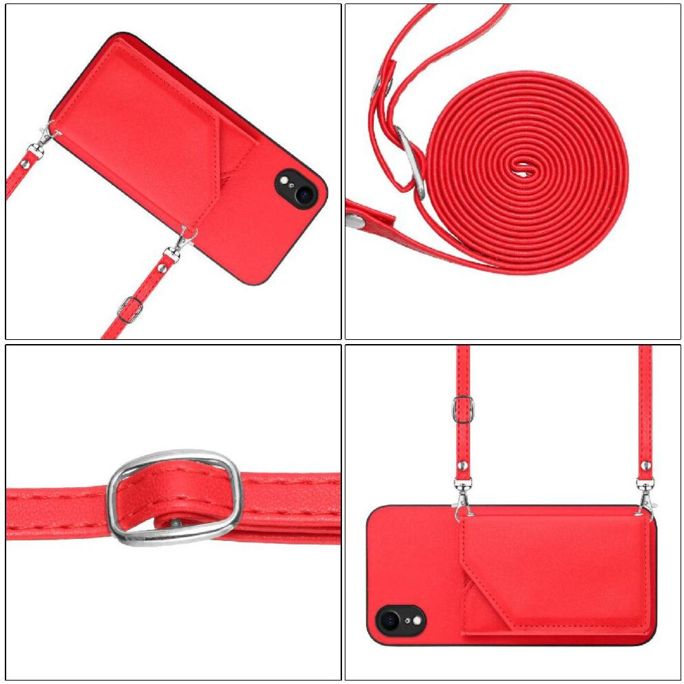 Photos - Case  Compatible  for iphone Xr Accurate Incision Unique Kickstand Function High Quality(Red)