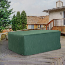 Outsunny 205x145x70 cm UV- og regnbeskyttende trekk for rottanmøbler til hage og terrasse
