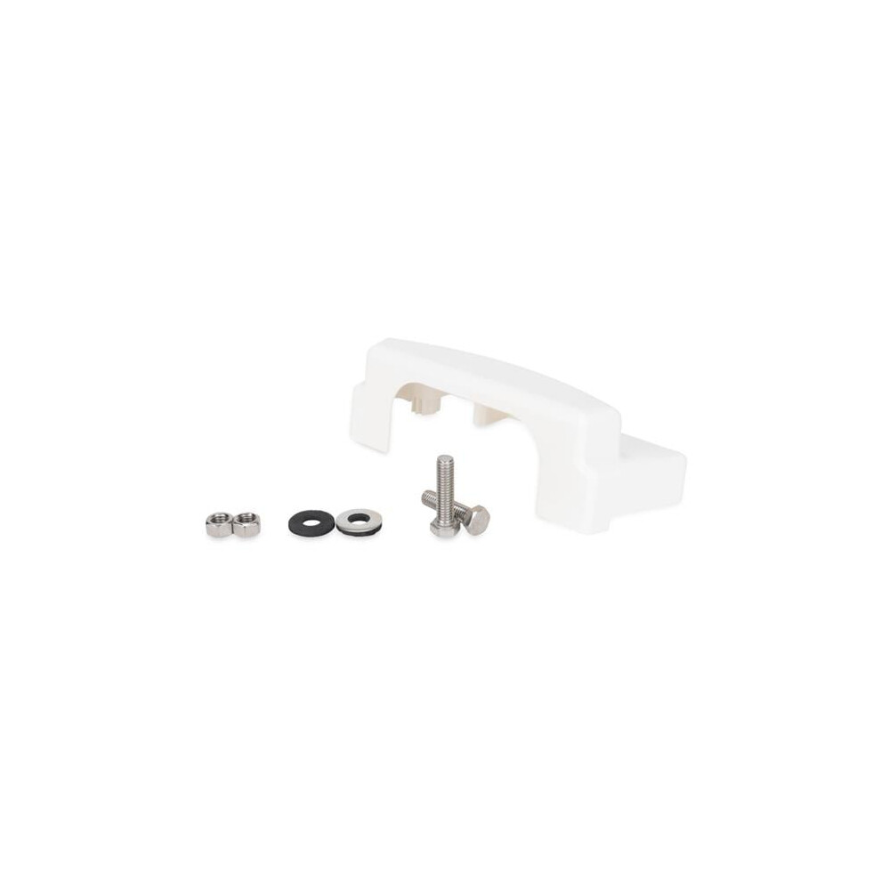 Camco Cmc41728 Replacement Hinge Cover & Hardware For Premium Ceramic Rv Toilet, White 014717417280