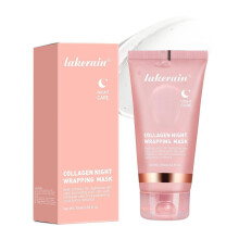 Night Collagen Wrapping Mask Rejuvenation Moisturizing Brightening Face Mask Make Glowy Skin Elasticity Facial Mask