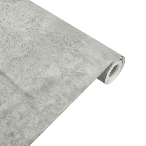 500*60CM Grey Cement Effect Self Adhesive Wallpaper 1