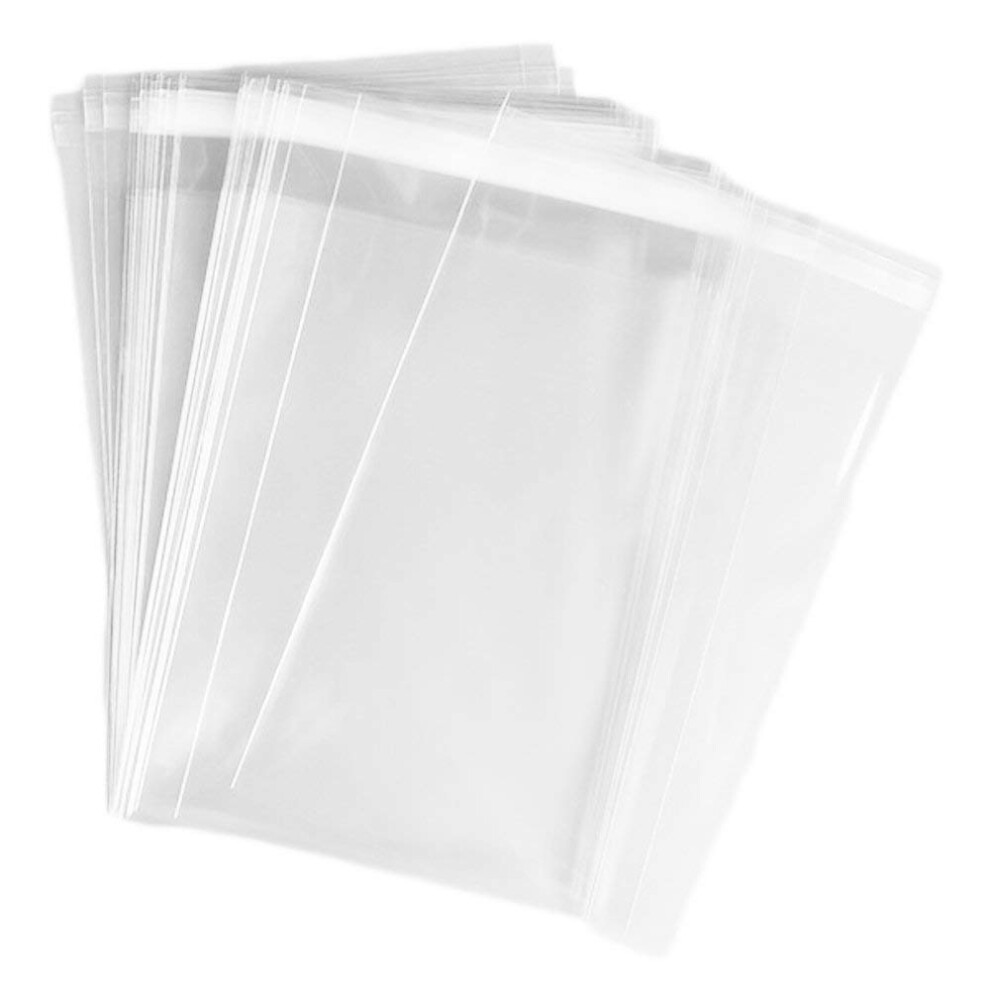 Uniquepacking Lot De 50 Pochettes Refermables Transparentes En Cellophane (1,6 Mil) De 11 7/16 X 14 5/16 Po Pour Photos, Impressions D'art, Affiches-image