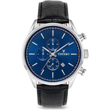 Vero BLU-BLA-S04 Vincero Luxury Mens Chrono S Wrist Watch, Blue & Black