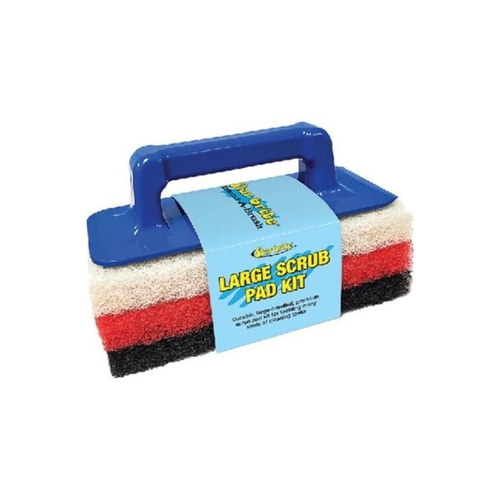 Star Brite 3005.2038 Scrub Pad Kit With Handle - Large