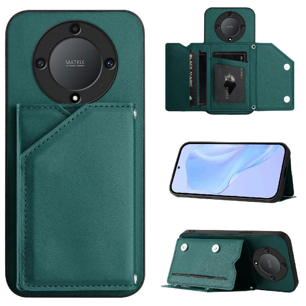 (Green) Compatible Case For Honor X9a High Quality Unique Kickstand Function Accurate Incision Green 764490307420
