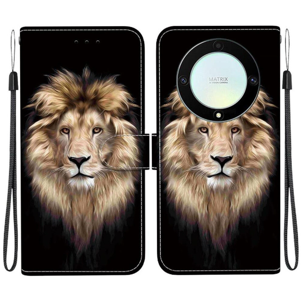 (C6) Case For Honor X9a Flip Leather Wallet Pu Leather Pattern Cover 764490309196