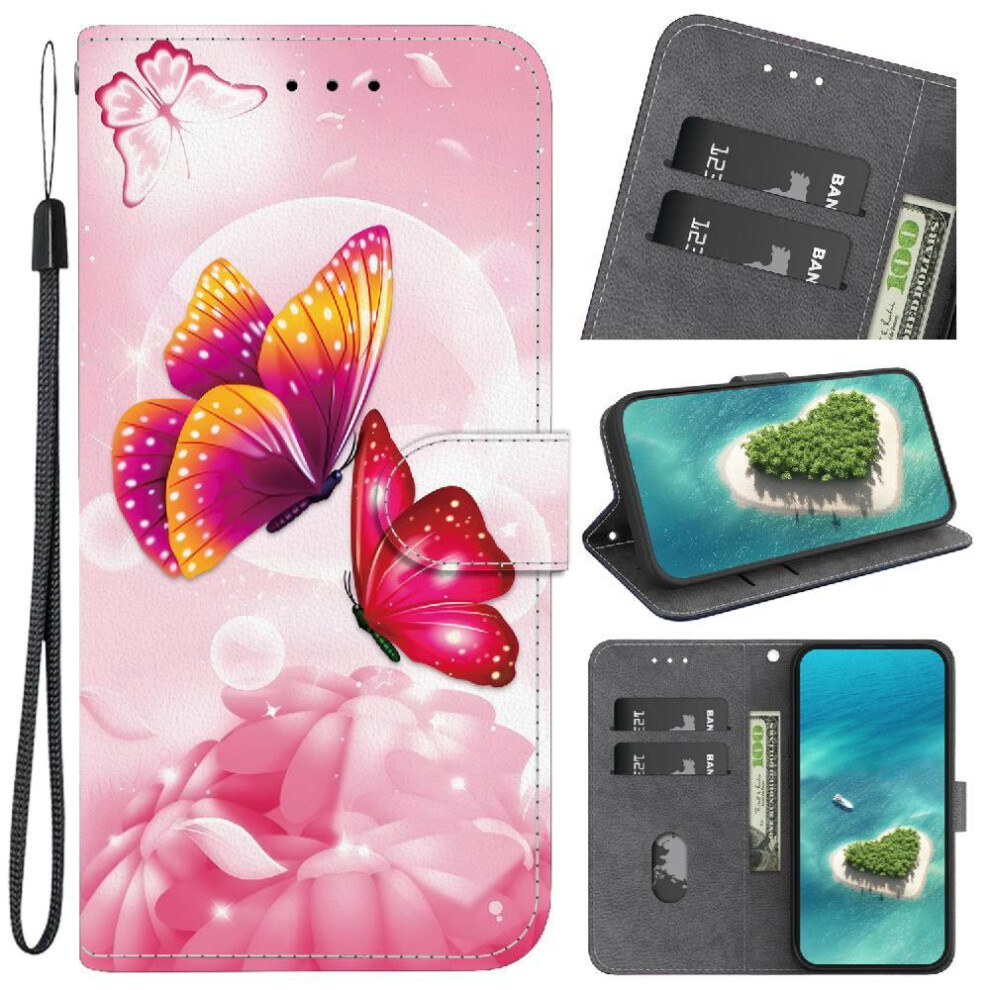 (C2) Compatible With Honor X9a Case Pattern Cover Card Slot Kickstand Pu Leather Card Slots 764490309493