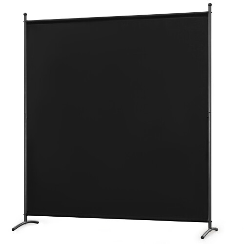 Angel Living 1 Panel Room Divider Black, 162 x 180cm)