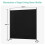 Angel Living 1 Panel Room Divider Black, 162 x 180cm) 2
