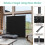 Angel Living 1 Panel Room Divider Black, 162 x 180cm) 4