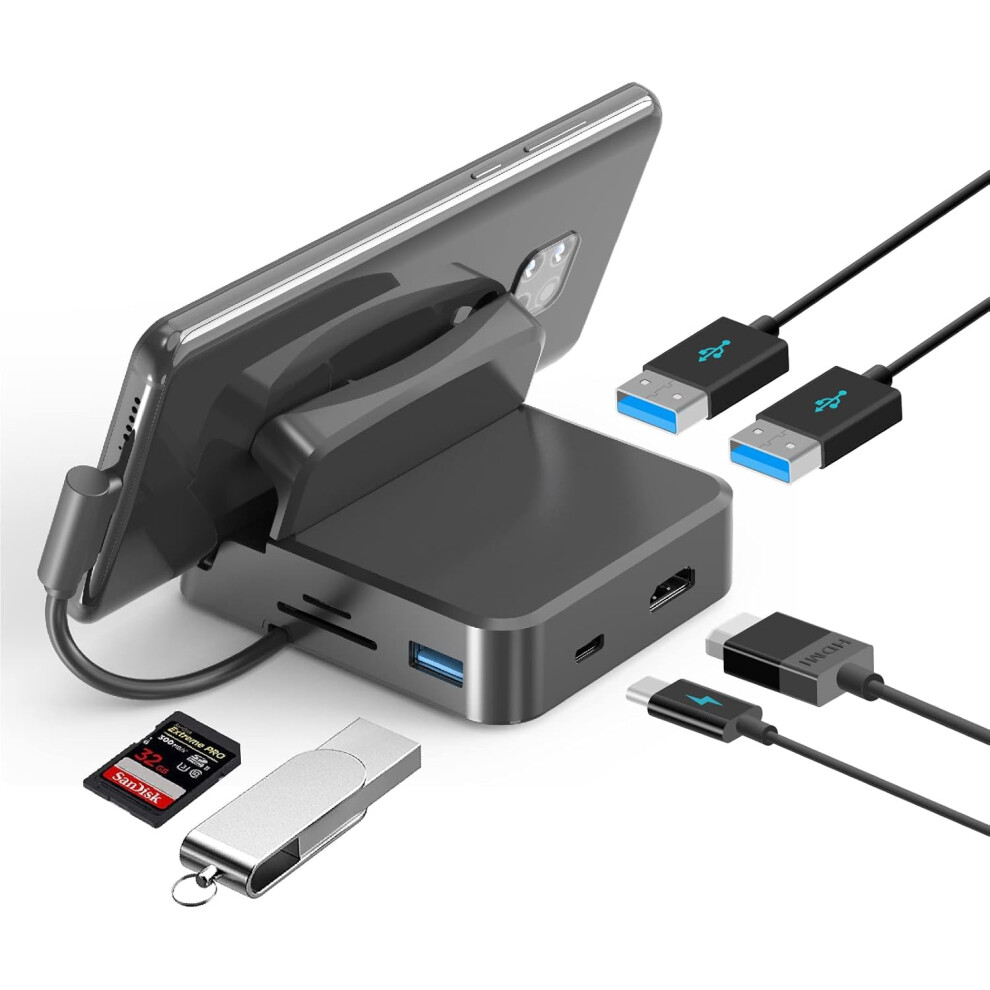 Portable 4K Hdmi Dock Station 763559349241