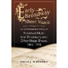 Early Broadway Sheet Music A Comprehensive Listing of Published Music from Broadway and Other Stage Shows, 18431918