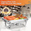 6 Pack 9L Chafing Dish Buffet Set Food Warmer Chafer Set 2