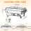 6 Pack 9L Chafing Dish Buffet Set Food Warmer Chafer Set 7