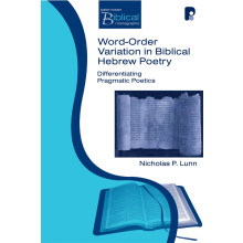 Word-Order Variation in Biblical Hebrew Poetry