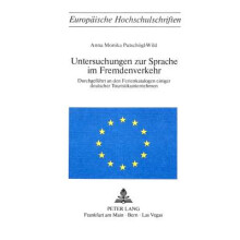 Untersuchungen zur Sprache im Fremdenverkehr