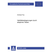 Validittssteigerungen Durch Adaptives Testen 738 Europische Hochschulschriften European University Studies Publications Universitaires Europenn