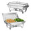 (2 Pack) 2/4/6/8 Pack Chafter Chafing Dish Set with 1/2 Pan 1